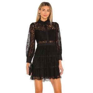 Alice + Olivia Black Lace Anya Dress NWT Size 4❤️
